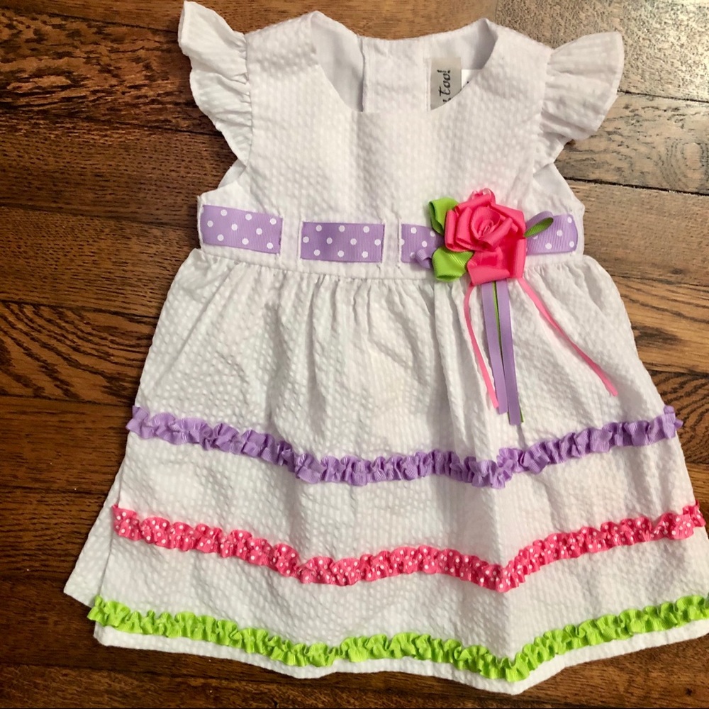 ⭐️NWOT⭐️ White Dress for baby girl